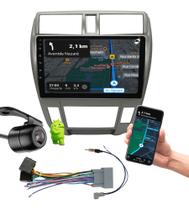 Multimidia 10" City 2008 a 2014 Ar Digital Android Auto CarPlay + Câmera de Ré