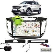 Multimídia 10" Polegadas Hyundai Creta Android Espelhamento Bluetooth USB + Câmera de Ré + Chicote + Adaptador de Antena - H-Tech