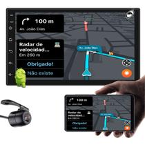 Multimídia 2 Din 7" Polegadas H-Tech HT-7210CA Android + Câmera de Ré