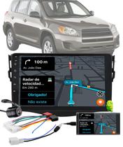 Multimídia 2 Din 9" Polegadas Android Toyota RAV4 2008 até 2011 Espelhamento Bluetooth USB + Chicotes + Câmera Ré