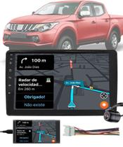 Multimídia 2 Din 9" Polegadas L200 Triton 2019 em Diante + Câmera de Ré + Moldura + Chicote Multimídia 2 Din 9" Polegadas L200 Triton 2019 em Diante + Câmera de Ré + Moldura + Chicote