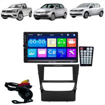 Multimidia 2 Din + Câmera de Ré e Moldura Gol 2013.2015 Voyage 2013.2015 Saveiro 2013.2015