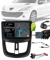 Multimídia 2Din 9" Polegadas Android Wi-fi Peugeot 207 2006 até 2012 + Câmera de Ré
