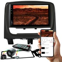 Multimidia 2din C/ Cam Ré Dinamica e Moldura Grafite Siena