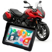 Multimídia 5 Pol Mp5 Para Motos Triumph Tiger 900 Trident 660 Streat Triple Com Carplay e Android Auto Bluetooth Sem Fio