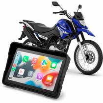 Multimídia 5 Pol Mp5 Yamaha Lander 250 Ténéré 250 XTZ 250 MT-03 R15 Factor 150 Carplay e Android Auto Bluetooth Sem Fio