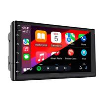 Multimidia 7" Pol QLed OctaCore 6GB+128GB CarPlay Android Auto Esp. USB BT H-Tech - HT-9760CA