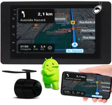 Multimidia 7" Polegadas Android Kangoo 1998 a 2018 Android Auto CarPlay Wi-Fi + Câmera de Ré