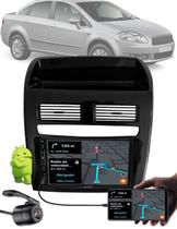 Multimídia 7" Polegadas Android Linea 2008 até 2014 + Câmera de Ré + Moldura