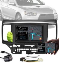 Multimídia 7" Polegadas Android Wi-fi Mitsubishi Lancer 2010 em Diante + Câmera de Ré