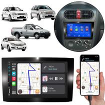 Multimídia 7 Polegadas Corsa Montana 2002 A 2012 MP5 Android-Auto/Carplay + Moldura
