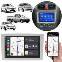 Multimídia 7 Polegadas Corsa Montana 2002 A 2012 MP5 Android-Auto/Carplay + Moldura