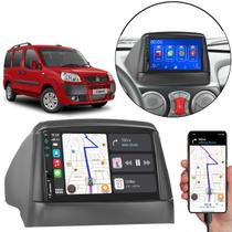 Multimídia 7 Polegadas Doblo 2000-2021 Android-Auto MP5 Bluetooth + Moldura