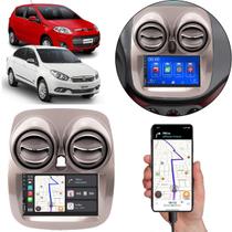 Multimídia 7 Polegadas Grand Siena 2012 A 2018 Android-Auto MP5 Bluetooth + Moldura 2 Din Multimídia 7 Polegadas Grand Siena 2012 A 2018 Android-Auto MP5 Bluetooth + Moldura 2 Din