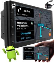 Multimídia 7'' Polegadas H-Tech Ht-7225Ca Android 2Gb + 64Gb