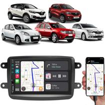 Multimídia 7 Polegadas Kwid Captur Sandero Android-Auto MP5 Bluetooth + Moldura