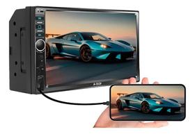 Multimidia 7 Polegadas Mp5 Espelhamento Bluetooth Usb Sd Com