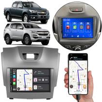 Multimídia 7 Polegadas S10 2012 A 2016 Android-Auto MP5 Bluetooth + Moldura