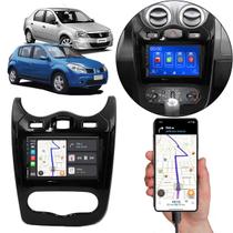Multimídia 7 Polegadas Sandero Logan 2012 A 2014 Android-Auto MP5 + Moldura