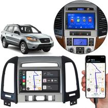 Multimídia 7 Polegadas Santa Fé 2006-2012 Android-Auto MP5 Bluetooth + Moldura Multimídia 7 Polegadas Santa Fé 2006-2012 Android-Auto MP5 Bluetooth + Moldura