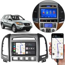 Multimídia 7 Polegadas Santa Fé 2006-2012 Android-Auto MP5 Bluetooth + Moldura Multimídia 7 Polegadas Santa Fé 2006-2012 Android-Auto MP5 Bluetooth + Moldura