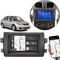Multimídia 7 Polegadas Sx4 2009-2015 Android-Auto MP5 Bluetooth + Moldura Multimídia 7 Polegadas Sx4 2009-2015 Android-Auto MP5 Bluetooth + Moldura