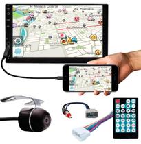 Multimídia 7" Polegadas Tiida Todos os Modelos Espelhamento Bluetooth USB SD Card + Chicotes + Câmera Ré