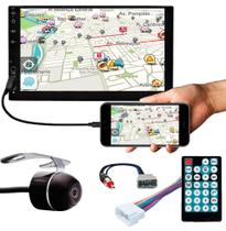 Multimídia 7" Polegadas Tiida Todos os Modelos Espelhamento Bluetooth USB SD Card + Interface Volante + Chicotes + Câmera Ré