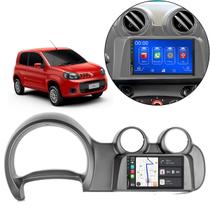 Multimídia 7 Polegadas Uno Fiorino 2011-2015 Android-Auto MP5 + Moldura