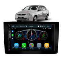 Multimídia 7pol Sem Fio Bluetooth USB Com CarPlay e Android Auto Moldura GM Vectra GT Meriva Montana Corsa Compatibilida