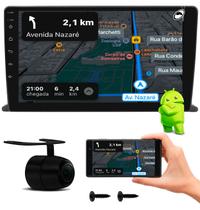 Multimidia 9" Android Grand Siena 2012 a 2021 Android Auto Car Play + Câmera Ré
