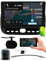 Multimidia 9" Android Punto 2012 a 2016 Linea 2015 2016 AndroidAuto Carplay Câmera Interface Volante