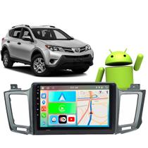 Multimídia 9 Pol Android Rav4 13 15 17 18 Carplay + Camera