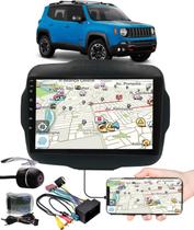 Multimídia 9 Pol Jeep Renegade Interface Espelhamento Usb Bt