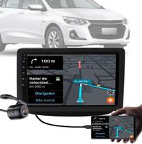 Multimídia 9" Polegadas GM Onix 2020 em Diante + Câmera de Ré + Moldura + Interface de Volante