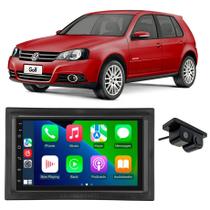 Multimídia Android 13 Câmera Com Sensor Moldura VW Polo/Golf