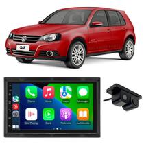 Multimidia Android 13 Moldura Câmera Ré C/ Sensor VW Golf