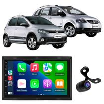 Multimidia Android 13 Moldura Câmera Ré VW SpaceFox CrossFox Multimidia Android 13 Moldura Câmera Ré VW SpaceFox CrossFox