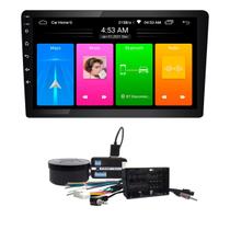 Multimídia Android 9" Plus Roadstar Com Processador Quad Core + Interface de Volante FT-SW-FCA Toro 2016 a 2019