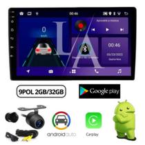 Multimidia Android 9 Polegadas Slim Carplay Gps 2gb 32gb