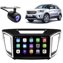 Multimídia Android Carplay 9p 2+32Gb Quadcore Creta Gps Bt