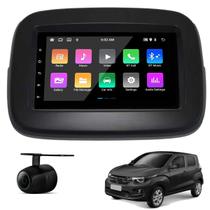 Multimídia Android Carplay Fiat Mobi 17-20 C/Comando Volante