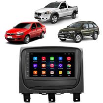 Multimídia Android Fiat Siena Palio Strada 2012-13-14-15-16-17-18-19-20 7" GPS Integrado Tv Online