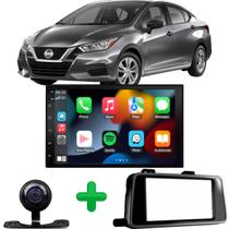 Multimidia Android Nissan Versa 2021 7 Pol Ori Android Auto CarPlay WiFi GPS Bluetooth