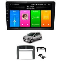 Multimidia Android Roadstar 9" RS909BR MI +Moldura 2din Punto 08/12 Grafite Original Proteção UV