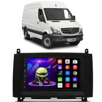Multimídia Android Sprinter B170 B180 B200 Vito 7" Pol GPS Integrado Tv Online Blueooth