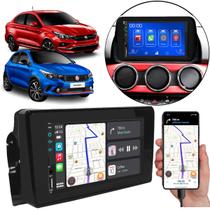 Multimídia Carplay 2din Fiat Argo Cronos 2018-2023 7 Pol Touch Screen Bluetooth + Câmera