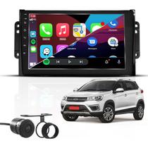Multimidia Cherry Tiggo 2 Carplay Android Auto 9 polegadas