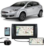Multimídia Fiat Bravo Espelhamento Bluetooth USB SD Card + Moldura + Câmera Borboleta Multimídia Fiat Bravo Espelhamento Bluetooth USB SD Card + Moldura + Câmera Borboleta