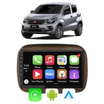 Multimidia Fiat Mobi 2017 2018 2019 2020 2021 2022 9" Pol Android-Auto/Carplay GPS Tv Online